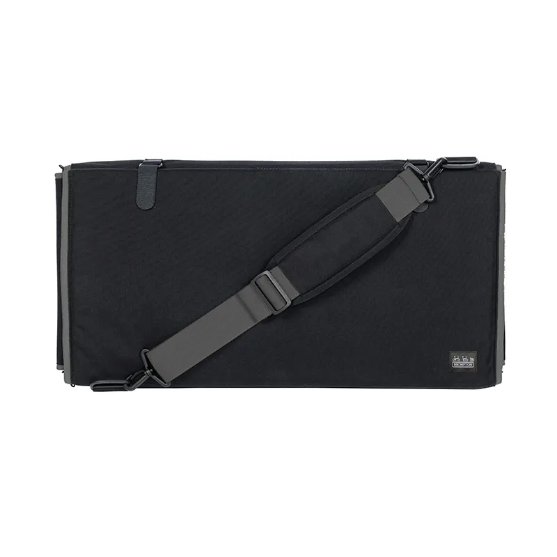 Brompton Padded Travel Bag with 4 Wheels Black-3