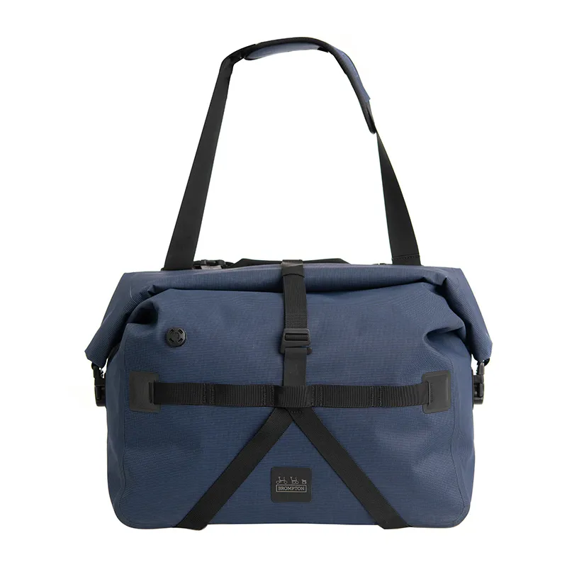 Brompton Borough Waterproof Bag Large with frame Navy-1