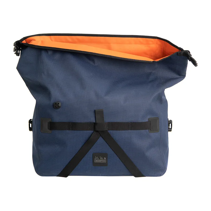 Brompton Borough Waterproof Bag Large with frame Navy-2