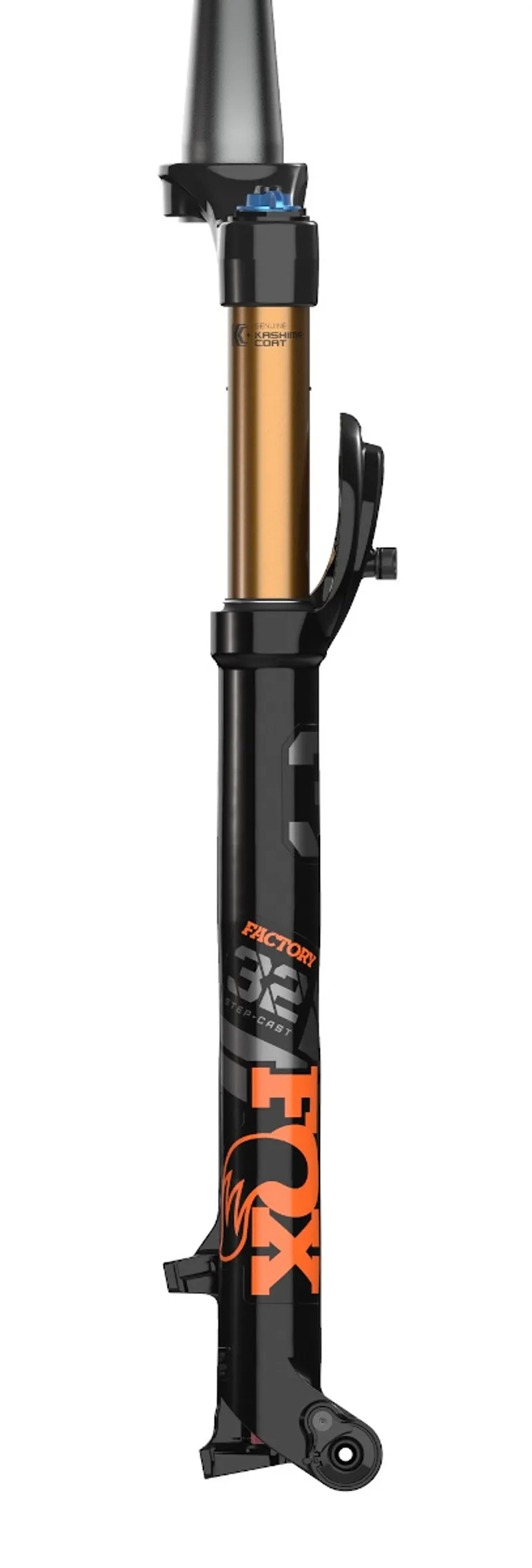 Fox 32 Float Factory SC FIT4 100 27.5in Kabolt 100 44mm Tapered 2022 Fork Black-2