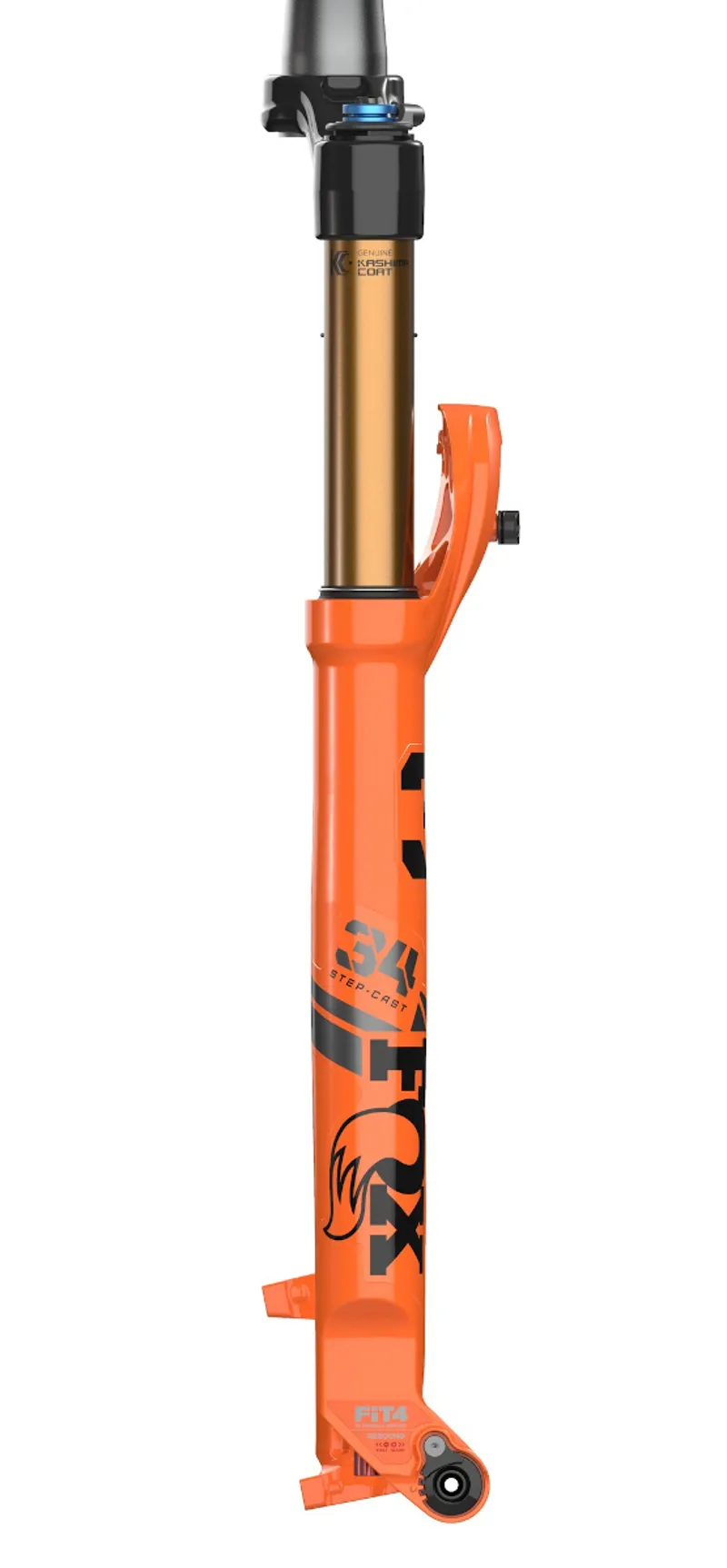 Fox 34 Float Factory SC Fit4 Tapered Remote 29in 2021 Fork Orange-2