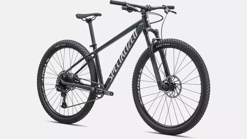 Specialized Rockhopper Expert 29 Mountain Bike 2022 Gloss Oak Green Metallic/Metallic White Silver-1