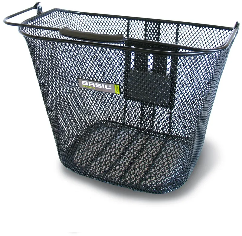 Basil Basimply Front Basket Black
