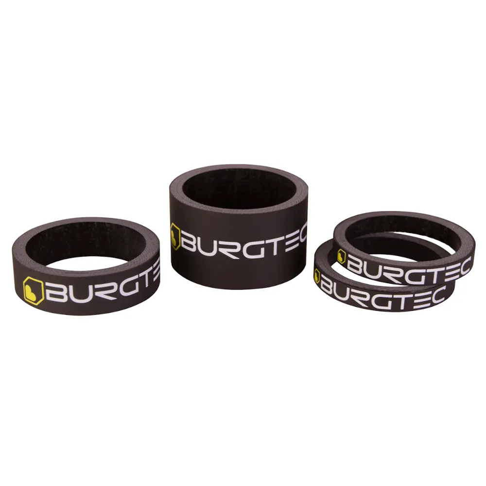 Image of Burgtec Carbon Stem Spacers Black
