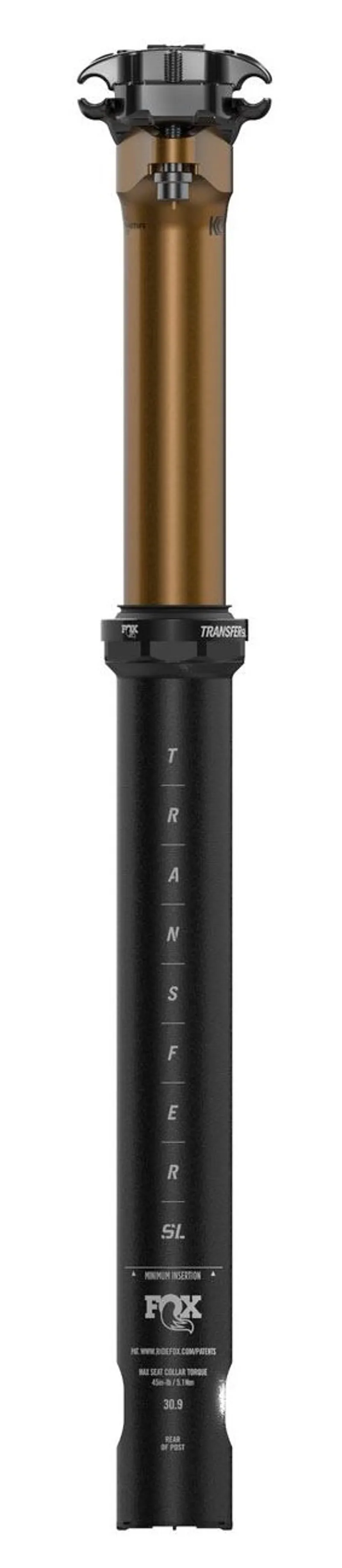 Fox Transfer SL Factory Dropper Seatpost 2022 Black/Gold-2