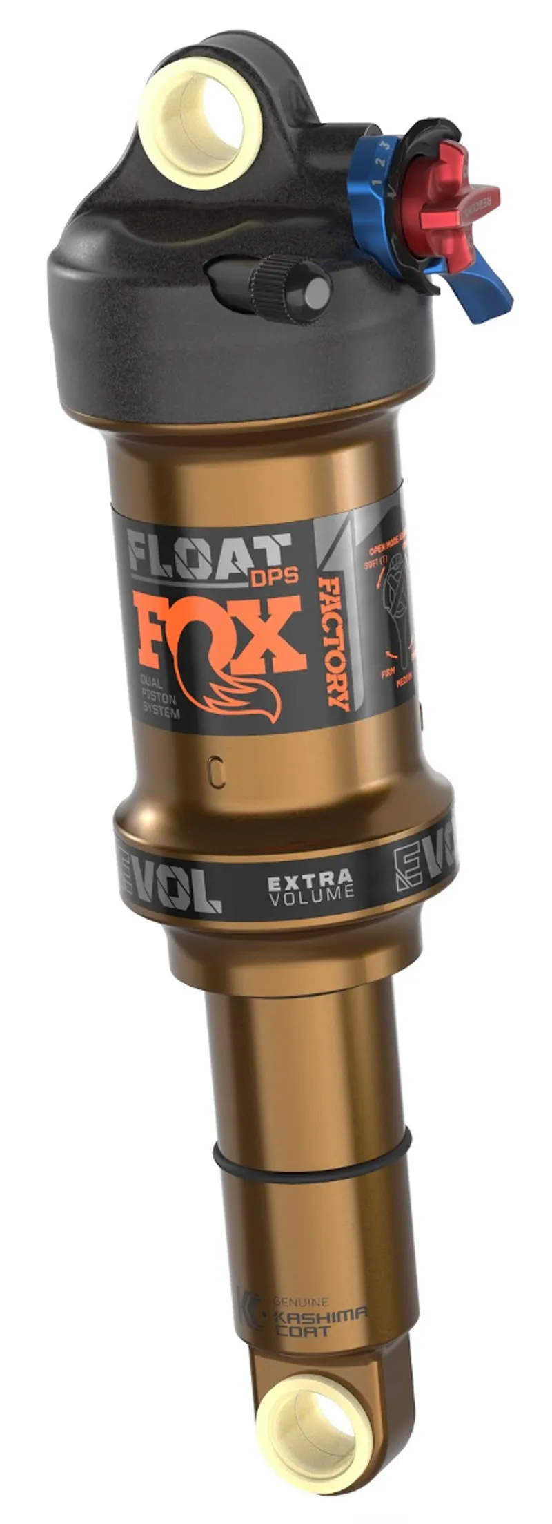 Fox Float DPS Metric Factory 3Pos-Adjust Shock 2022 Black/Gold-1