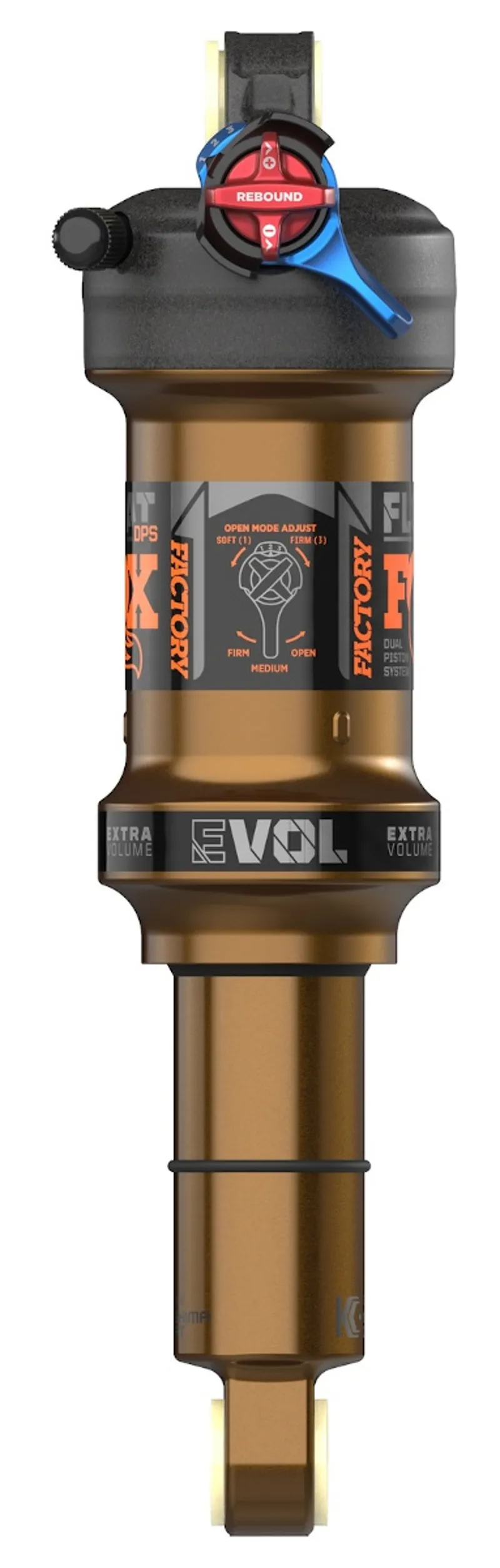 Fox Float DPS Metric Factory 3Pos-Adjust Shock 2022 Black/Gold-2