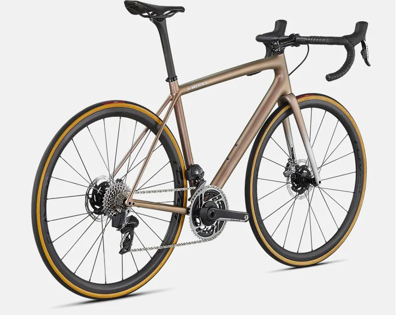 Specialized SWorks Aethos Etap AXS Road Bike 2021 Silver/Red Gold/Chrome-3