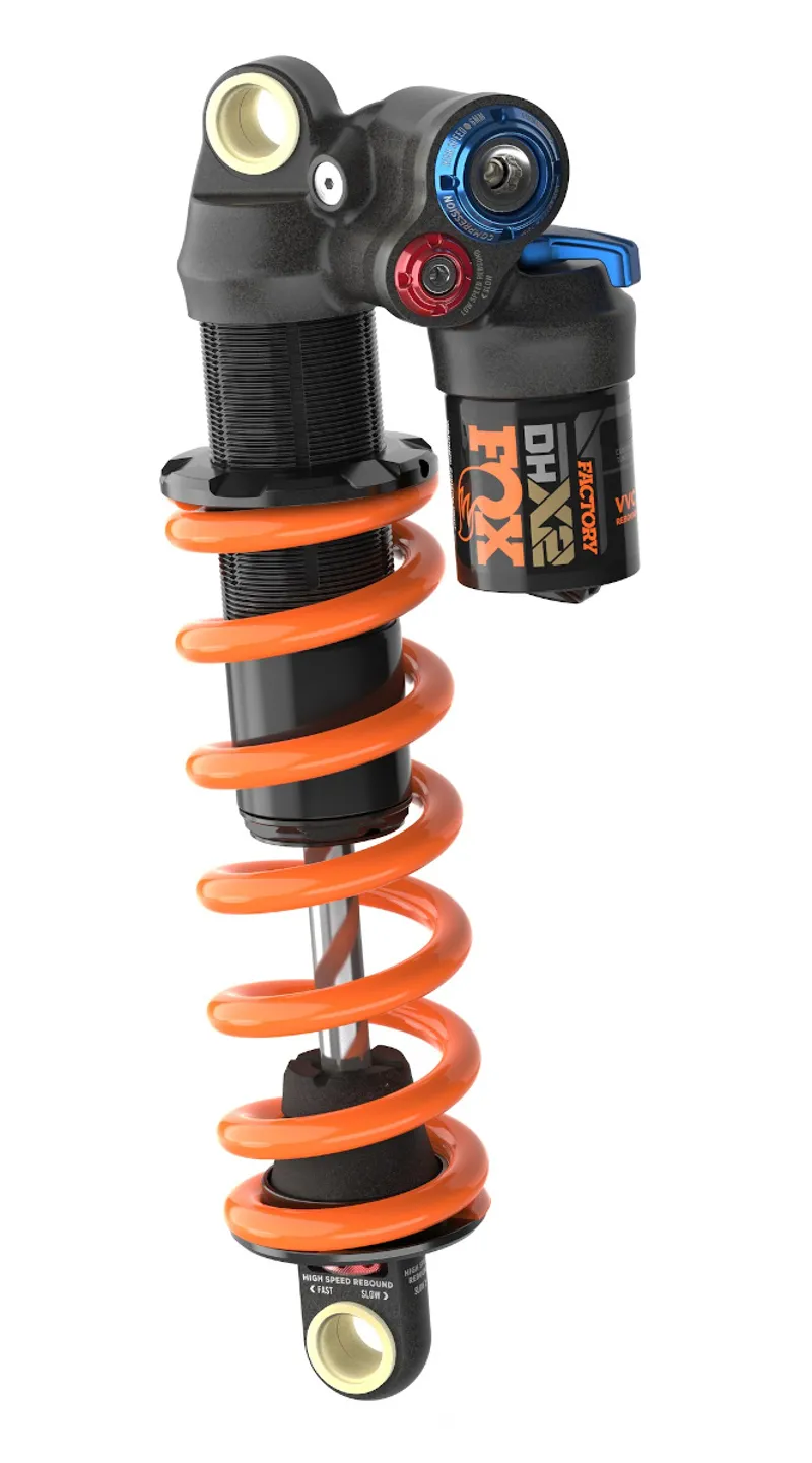Fox DHX2 Factory 2Pos-Adjust Shock 2021 Black/Orange-1