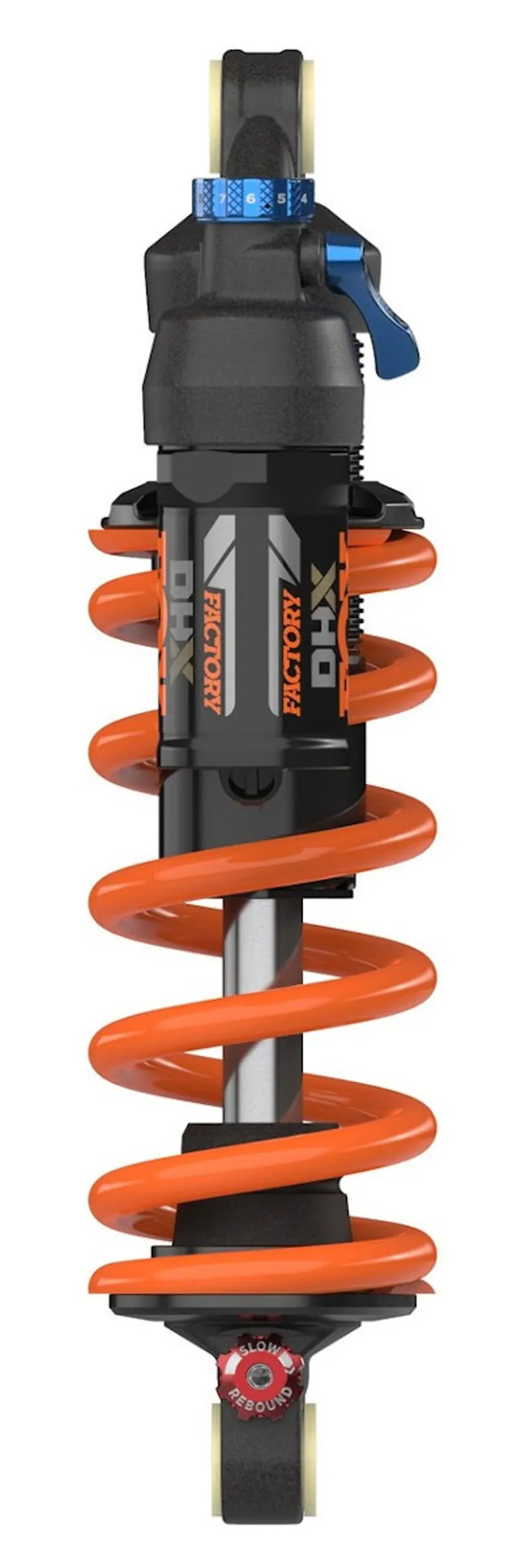 Fox DHX Metric Factory 2Pos-Adjust Shock 2022 Orange/Black-2