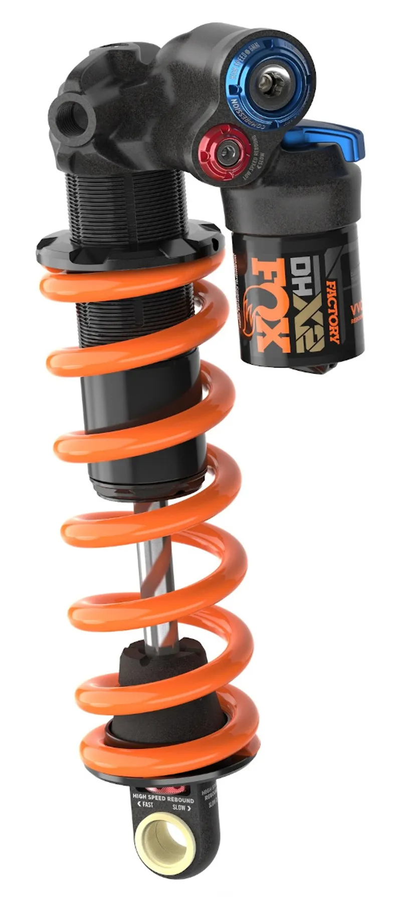 Fox DHX2 Factory 2Pos-Adjust Shock Trunnion 2022 Black-1