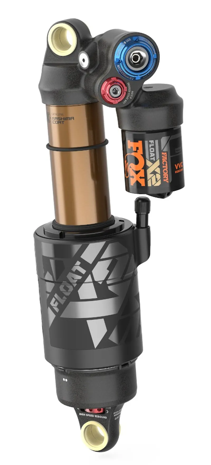 2022　FOX FLOAT X2 9.5-3.0 Fox Float X2 Factory Rear Shock 2022 Black