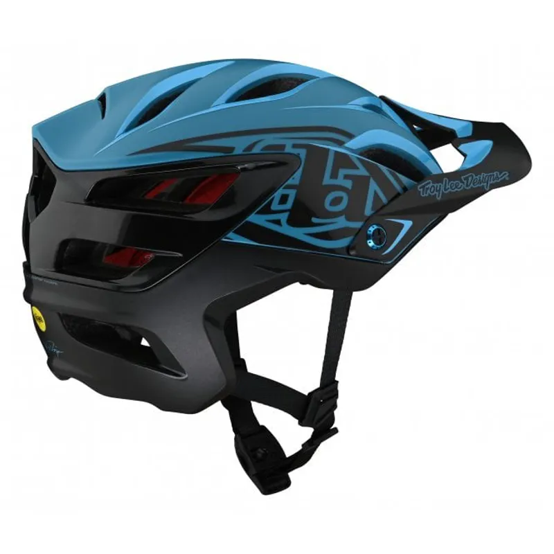 Troy Lee Designs A3 MIPS MTB Helmet Cyan Helmet -3