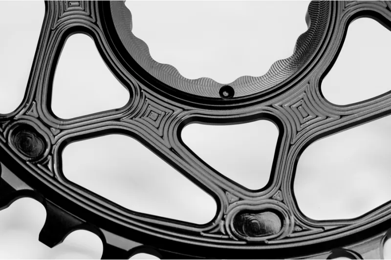 Absolute Black Race Face Cinch Direct Mount Oval Chainring Black-2