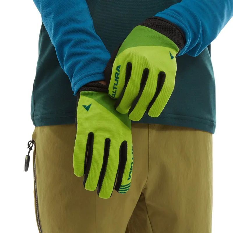 Altura Spark Kids MTB Gloves Lime-2