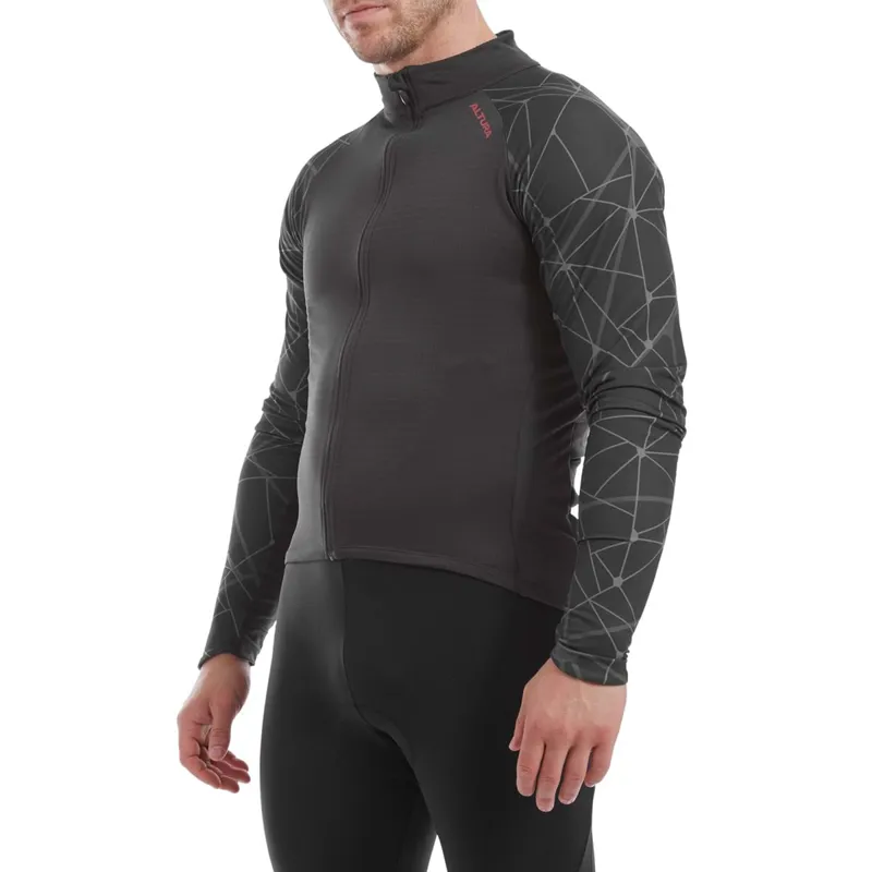 Altura Icon Long Sleeve Windproof Jersey CARBON/GREY-3