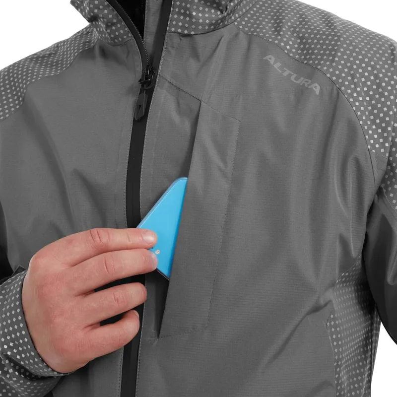 Altura Nightvision Storm Waterproof Jacket GREY-5