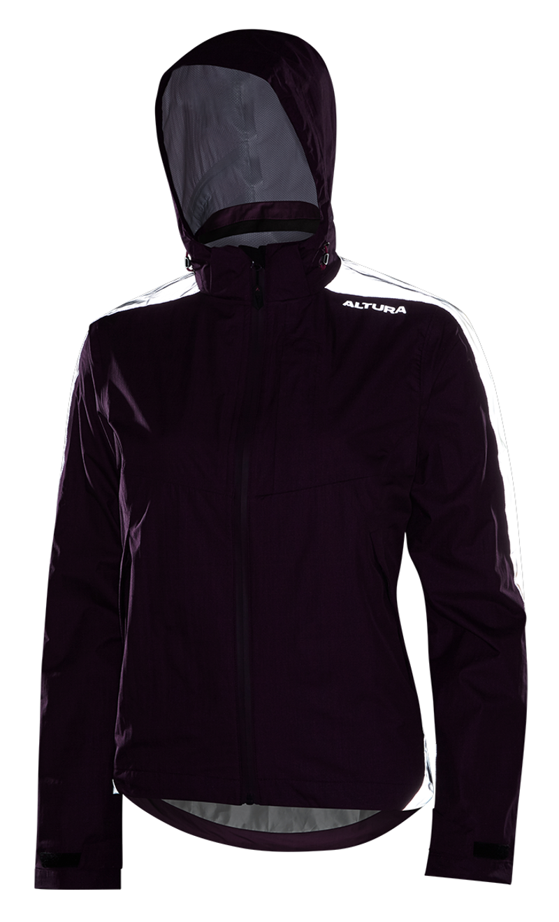 Altura Nightvision Typhoon Waterproof Womens Jacket Purple-2