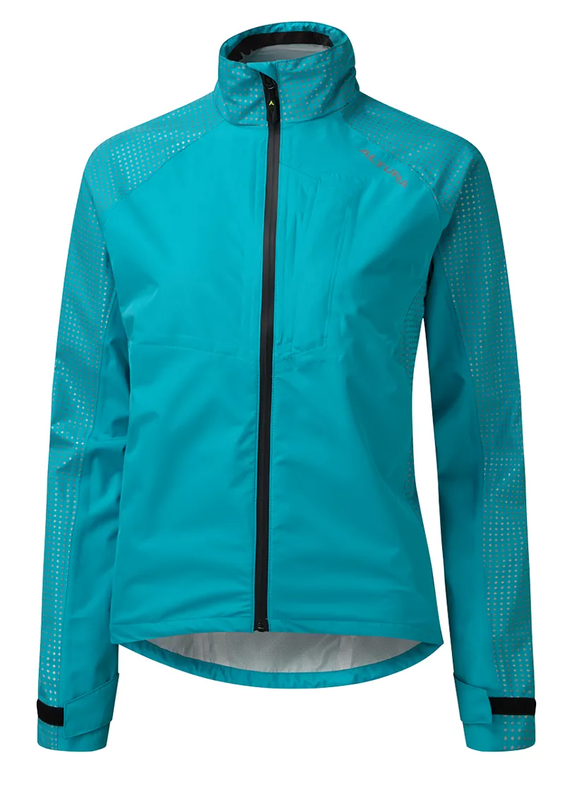 Altura Nightvision Storm Waterproof Womens Jacket Teal