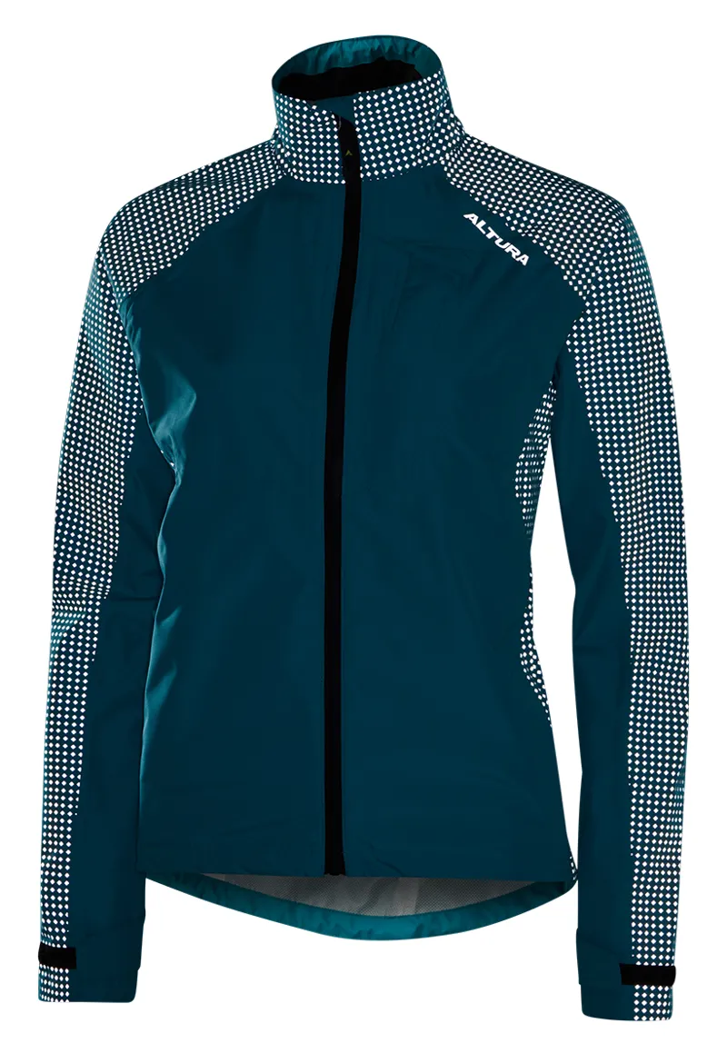 Altura Nightvision Storm Waterproof Womens Jacket Teal-2