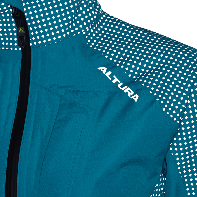 Altura Nightvision Storm Waterproof Womens Jacket Teal-5