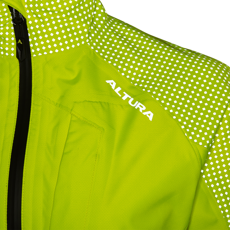 Altura Nightvision Storm Waterproof Womens Jacket Hi Viz Yellow-3