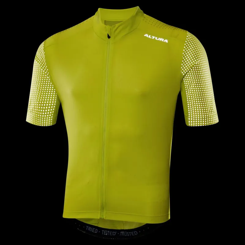 Altura NightVision SS Road Jersey Lime-5