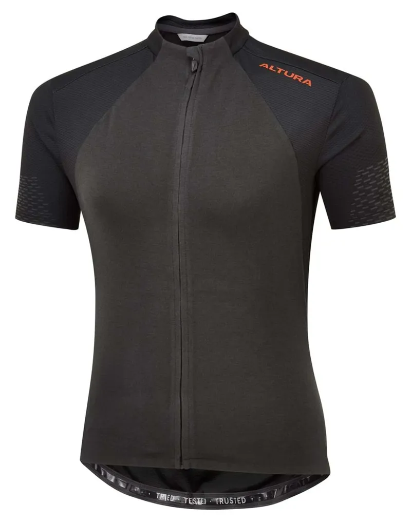 Altura Endurance Womens SS Road Jersey Charcoal