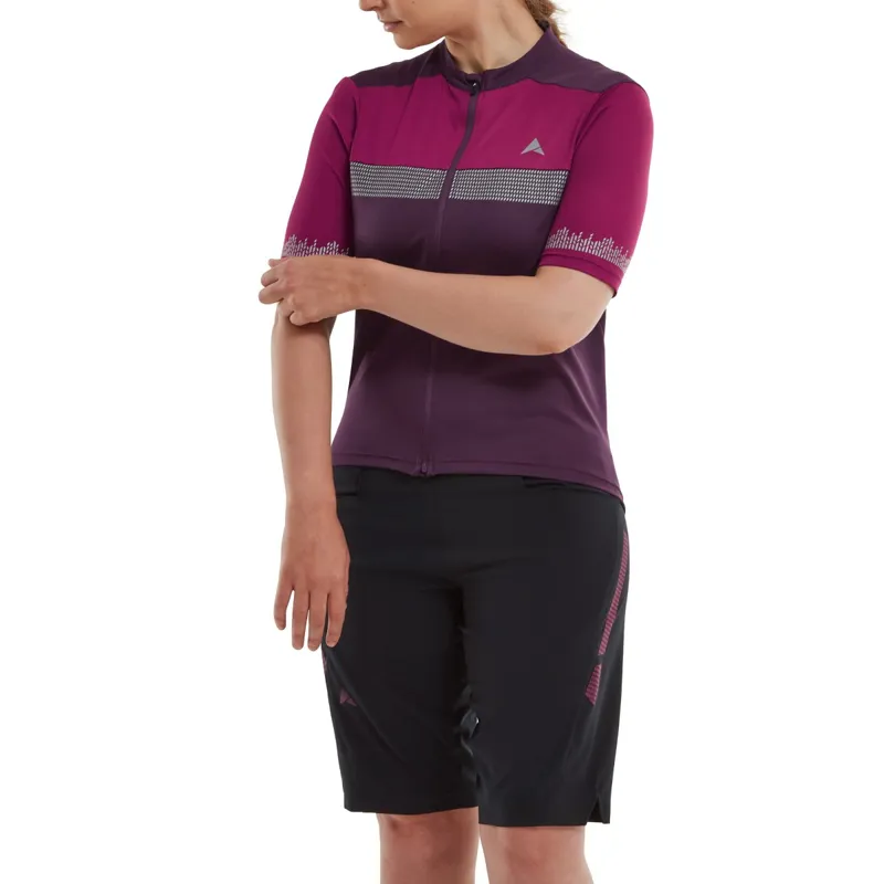 Altura Nightvision Womens SS Jersey Purple-3