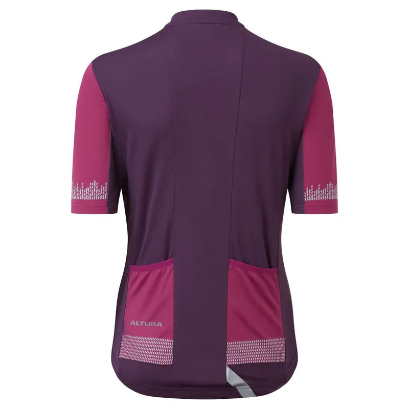 Altura Nightvision Womens SS Jersey Purple-1
