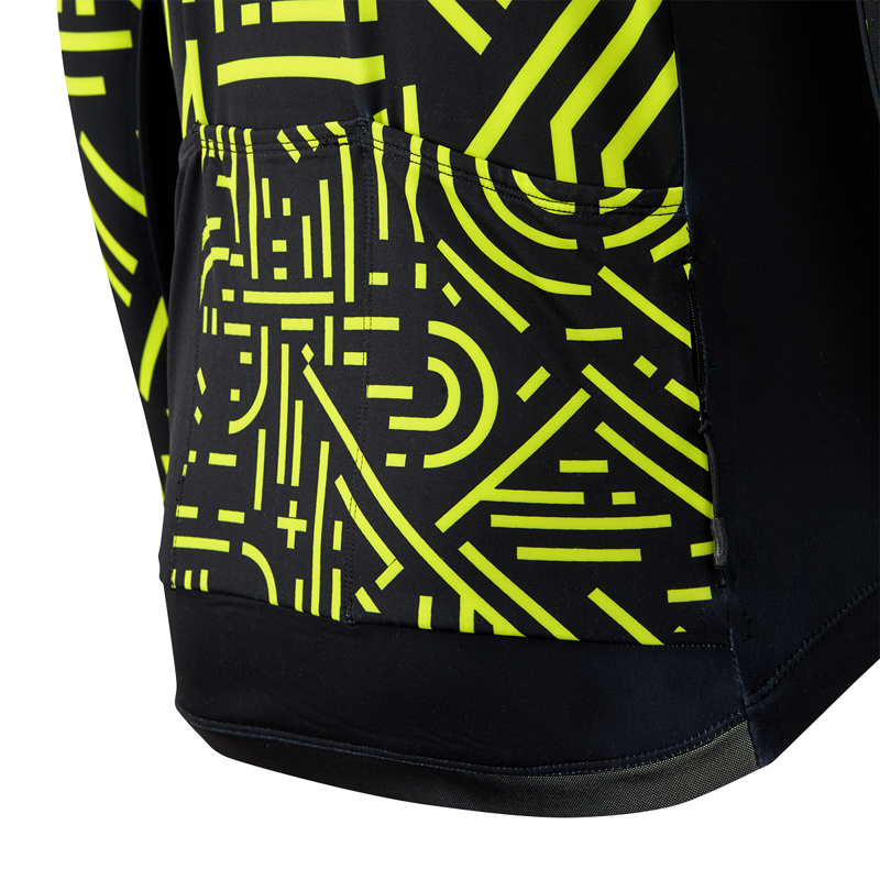 Altura Icon Tokyo LS Road Jersey Lime/Black-2