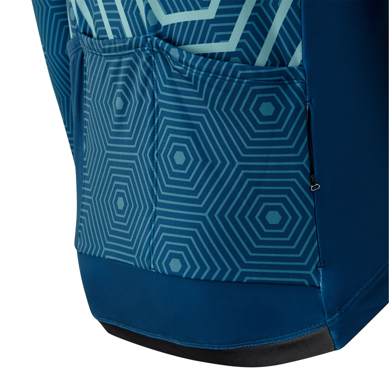 Altura Icon Hex Repeat LS Road Jersey Teal/Blue-3