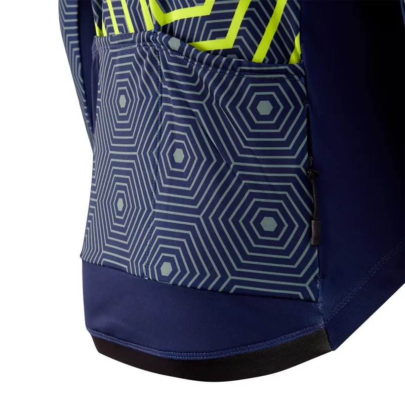 Altura Icon Hex Repeat LS Road Jersey Yellow/Navy-2