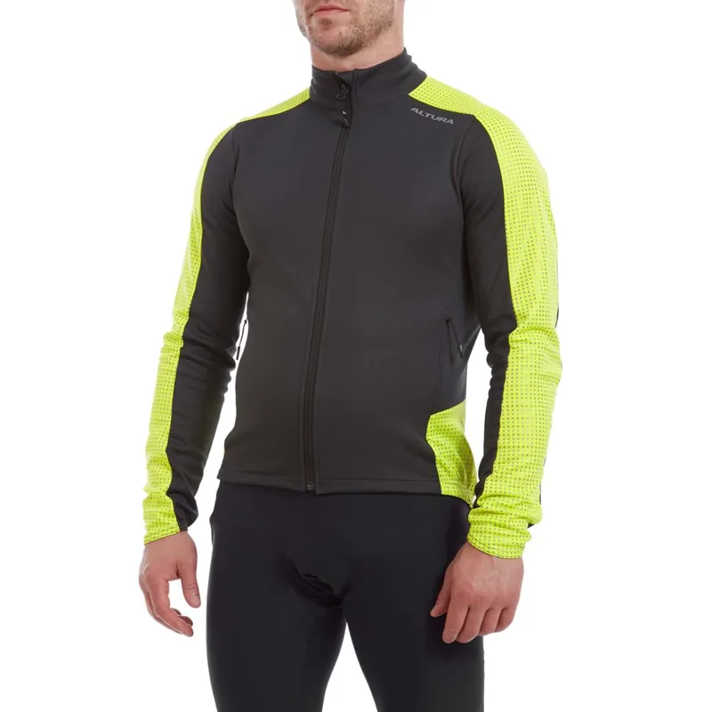 Altura Nightvision Long Sleeve Jersey LIME/CARBON-3