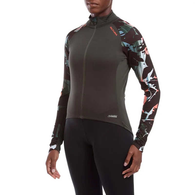 Altura Icon Long Sleeve Women's Windproof Jersey BLACK-3