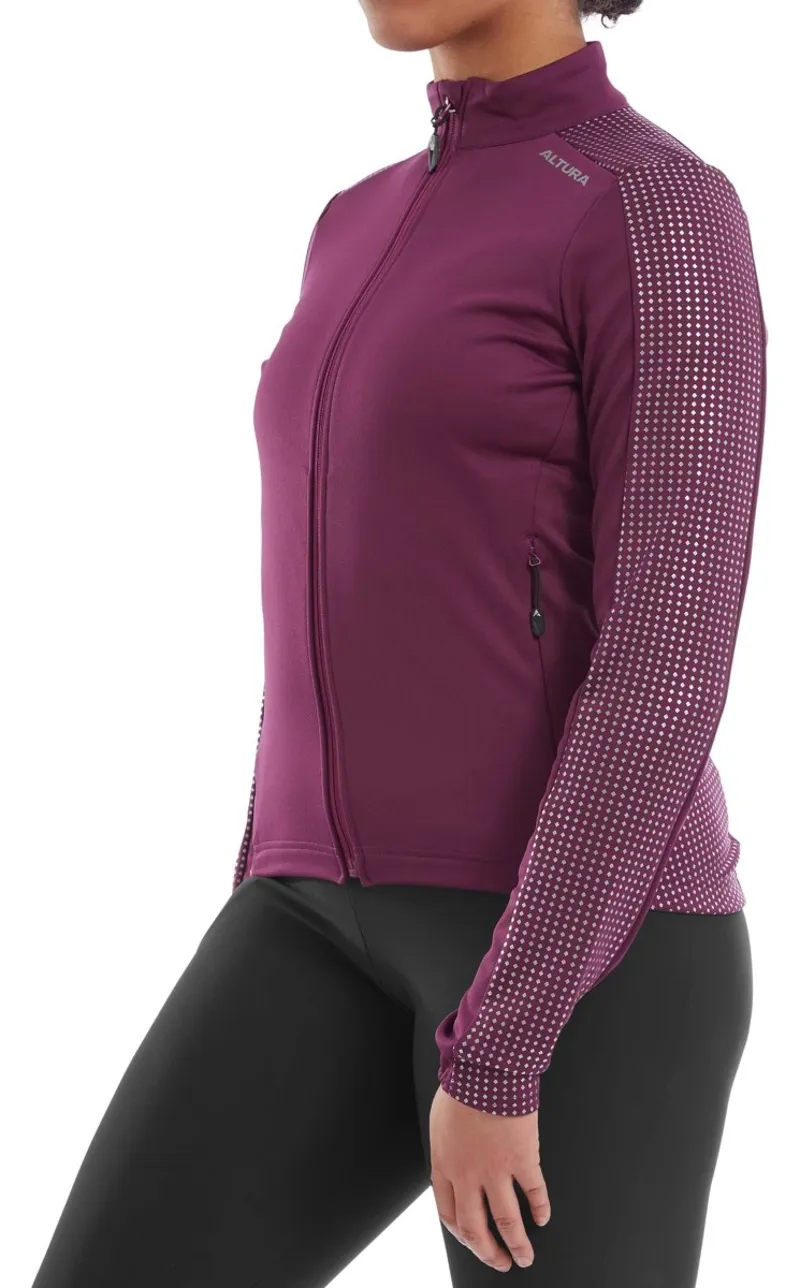 Altura Nightvision Womens LS Jersey Dark Pink-3