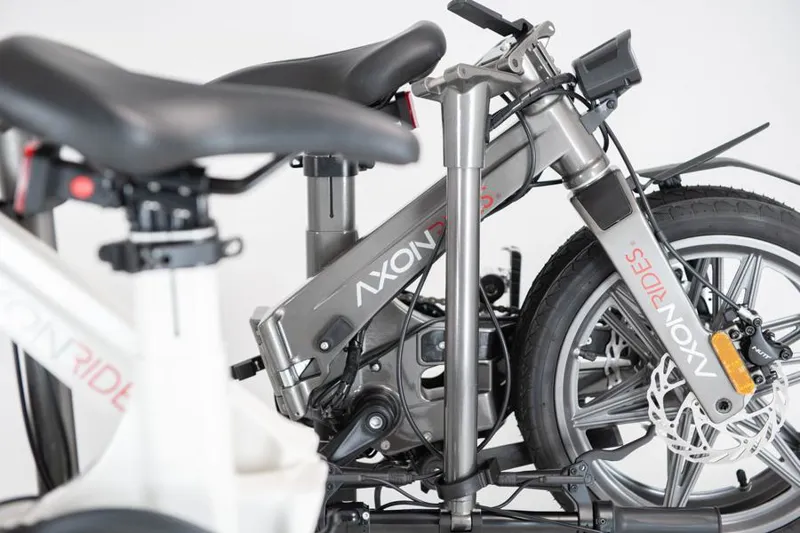 Axon Rides ECO 200w Folding Electric Bike Classic Grey -3
