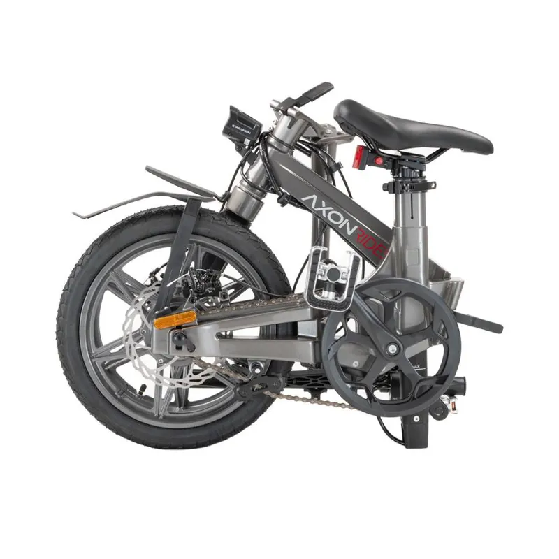 Axon Rides ECO 200w Folding Electric Bike Classic Grey -4