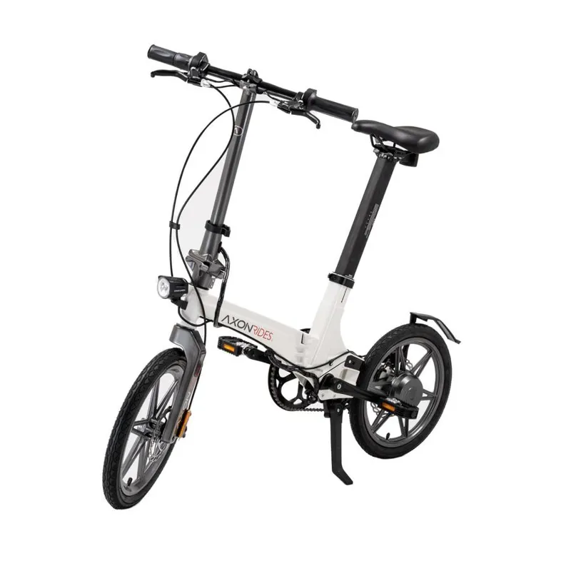Axon Rides ECO 200w Folding Electric Bike Ivory White-1