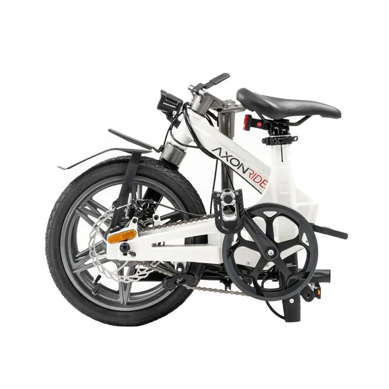 Axon Rides ECO 200w Folding Electric Bike Ivory White-2