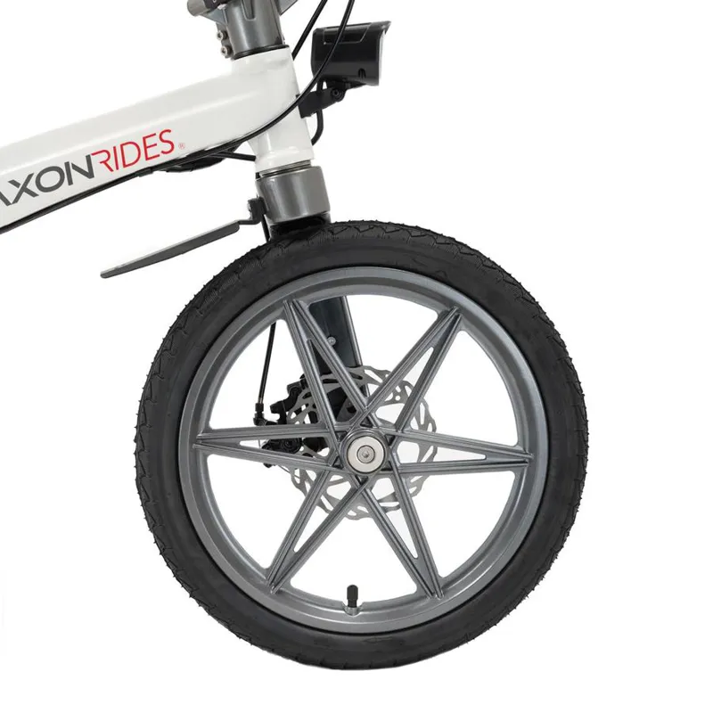 Axon Rides ECO 200w Folding Electric Bike Ivory White-3
