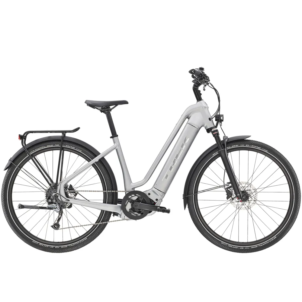 Trek Trek Allant+ 7 Lowstep 27.5 Electric Commute Bike 2021 Quicksilver