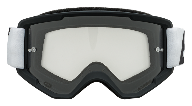 Bell Descender MTB Goggles Outbreak Matte White/Black/Clear Lens-1