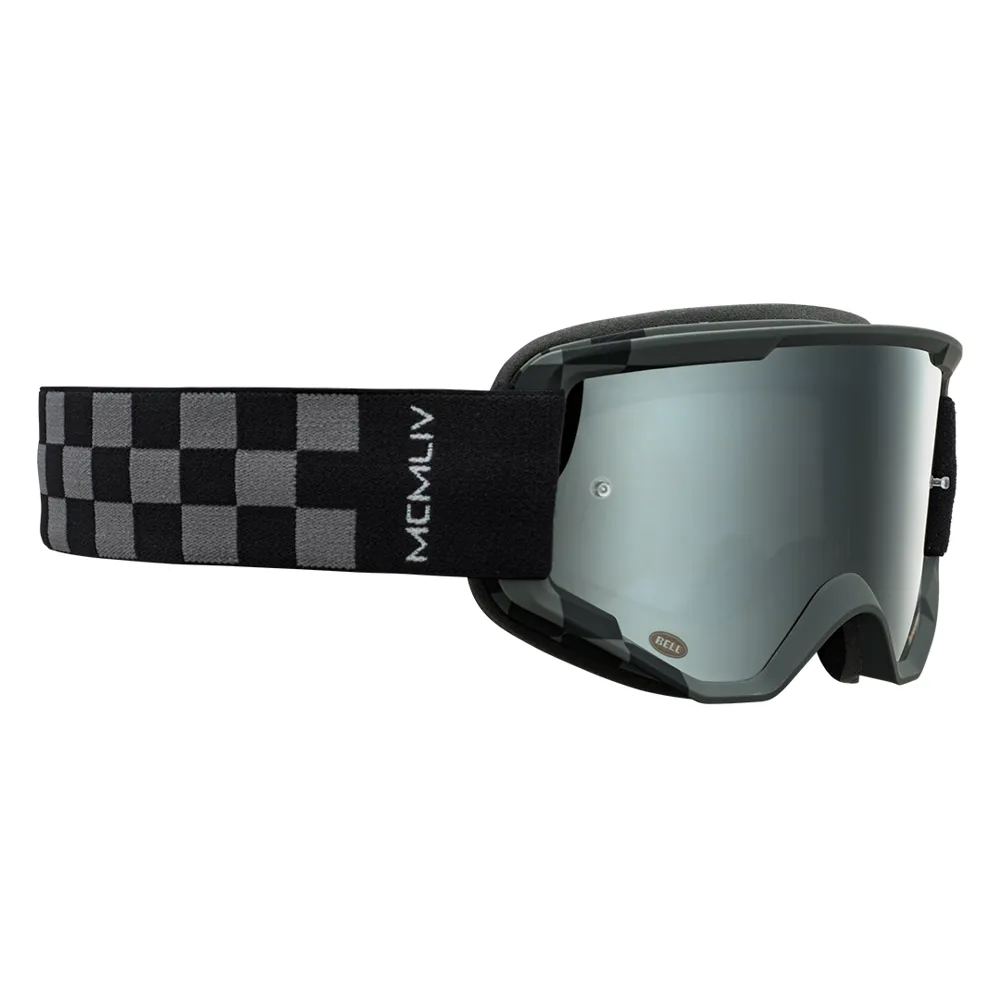 Bell Bell Descender MTB Goggles Podium Matte Grey/Black/Silver Mirrored Lens