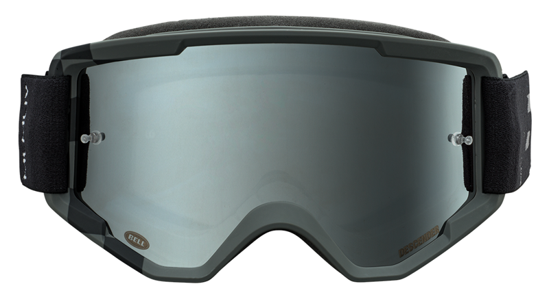 Bell Descender MTB Goggles Podium Matte Grey/Black/Silver Mirrored Lens-1
