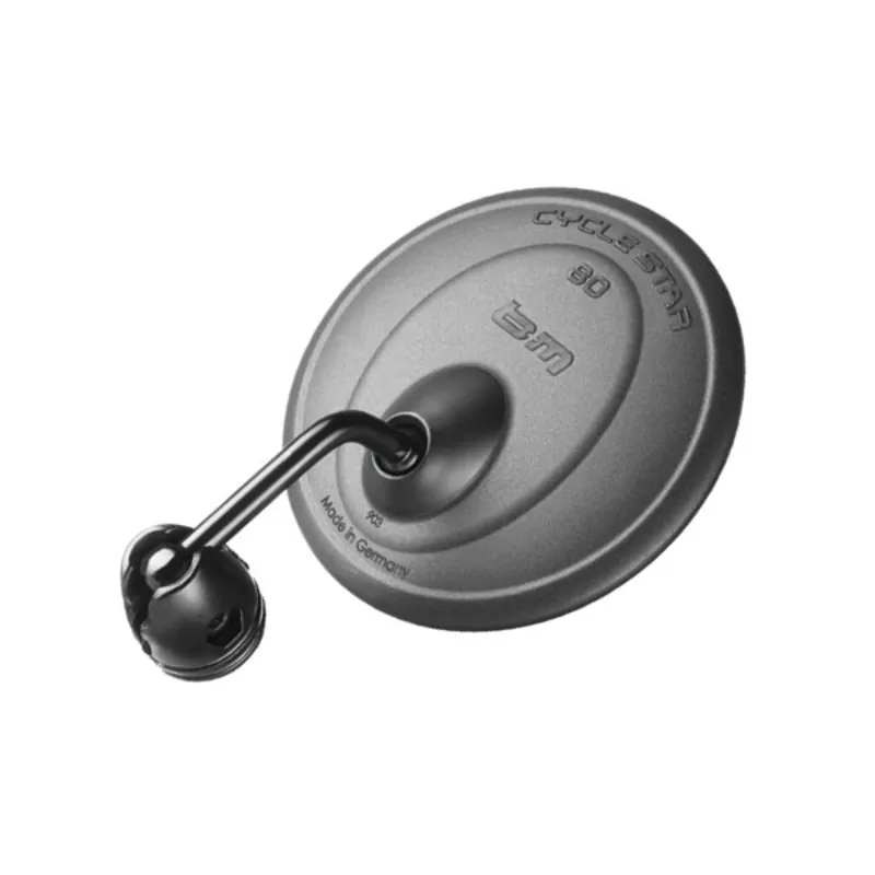 Busch and Muller Cycle Star 80mm Short Curved Stem Mirror-1