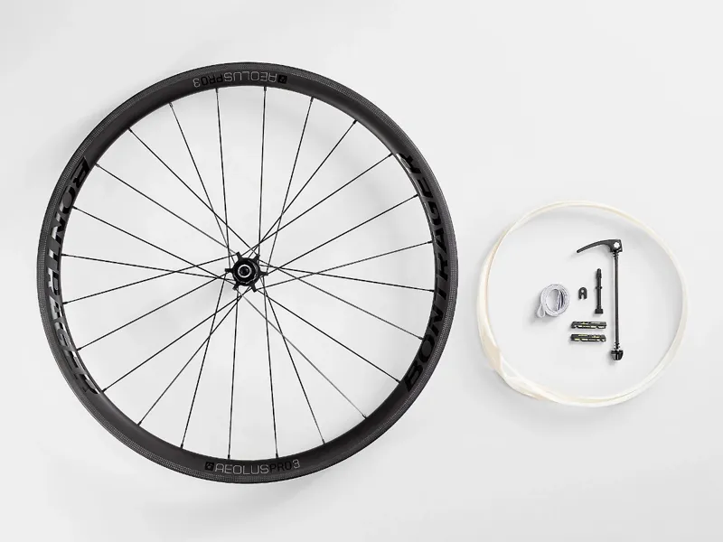 Bontrager Aeolus Pro 3 700C TLR Carbon Road Wheel Black/Anthracite-9