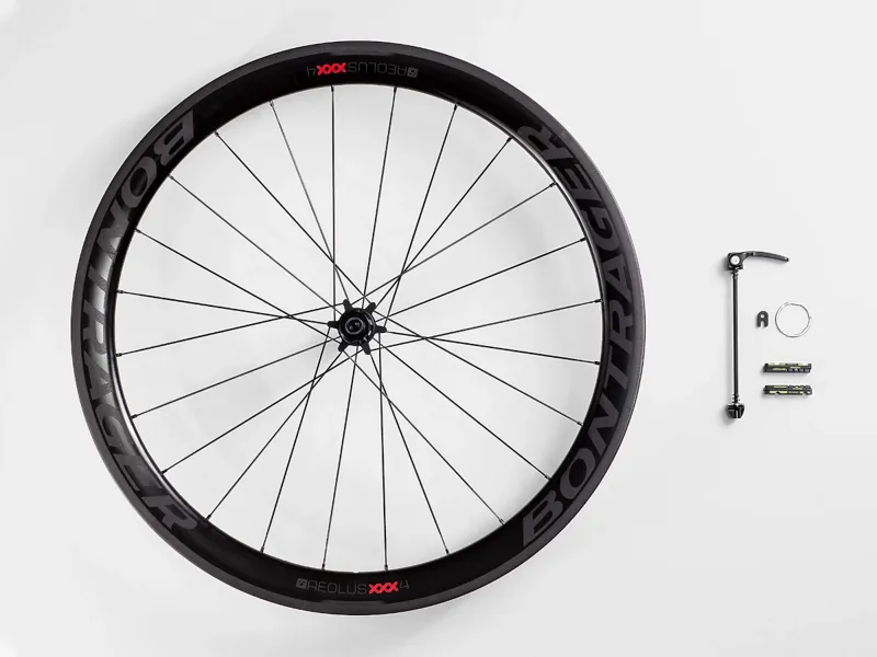 Bontrager Aeolus XXX 4 700c Tubular Carbon Road Wheel Black/Red -9