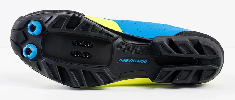 Bontrager Foray MTB Shoes Radioactive Yellow/Waterloo Blue -5