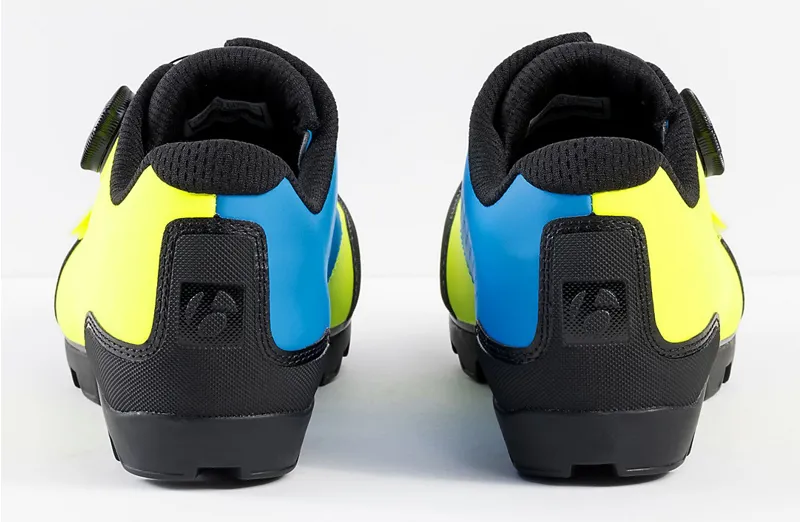Bontrager Foray MTB Shoes Radioactive Yellow/Waterloo Blue -4